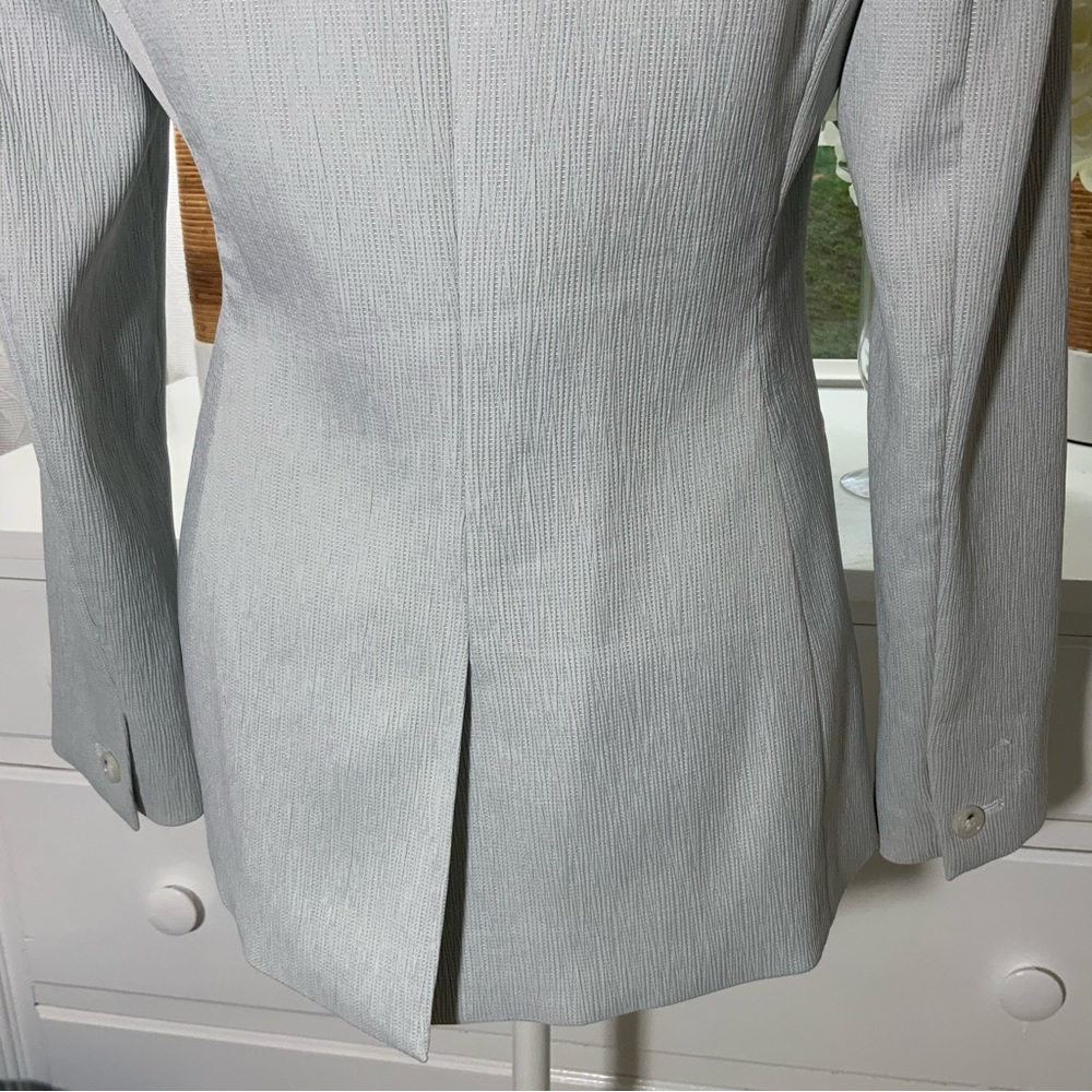 Reiss Light Gray One Button Jacket - image 6